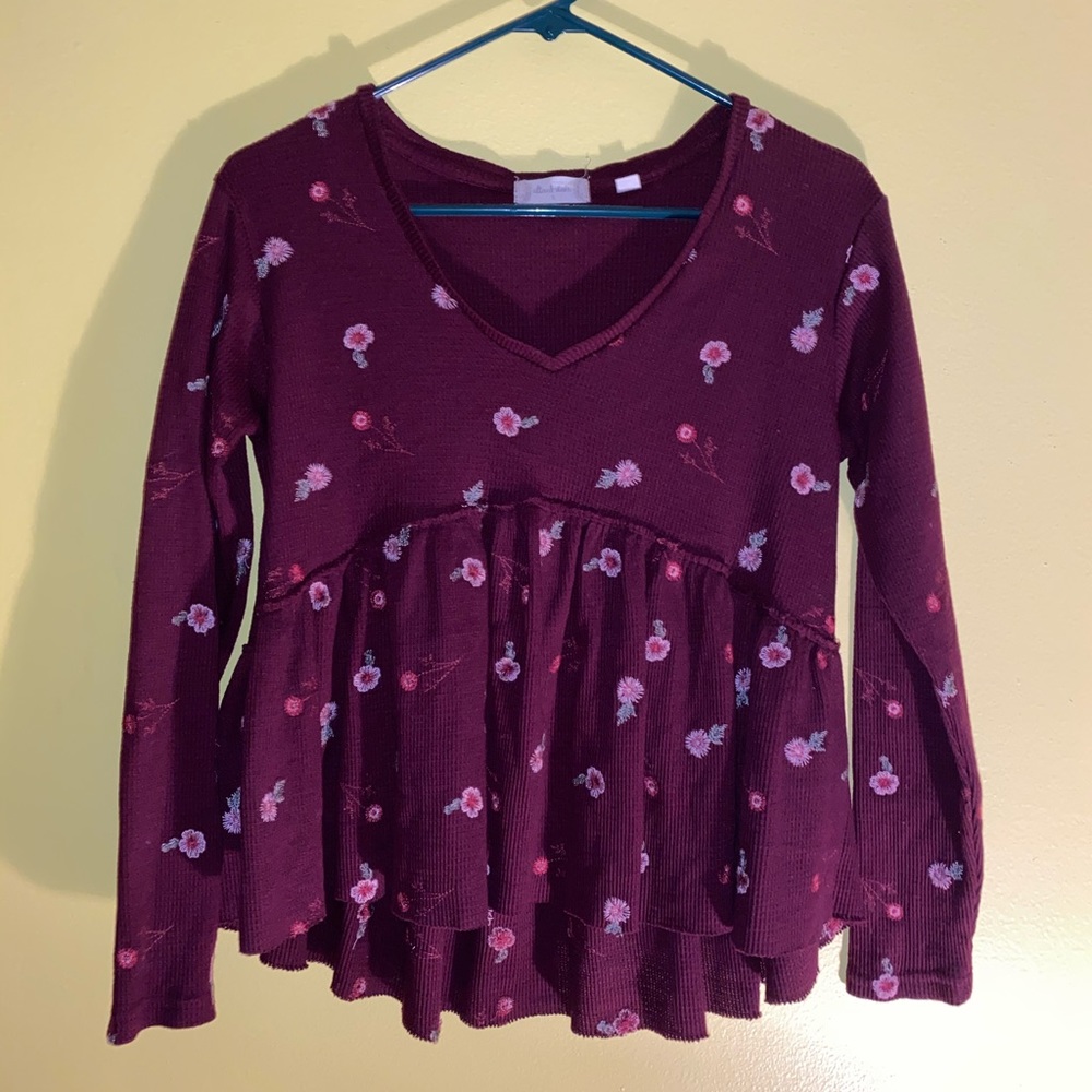 Babydoll Floral Blouse